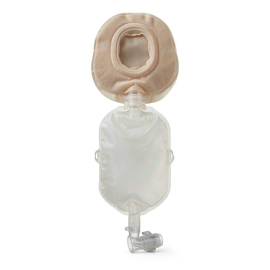 One-piece drainable ostomy pouch 60mm