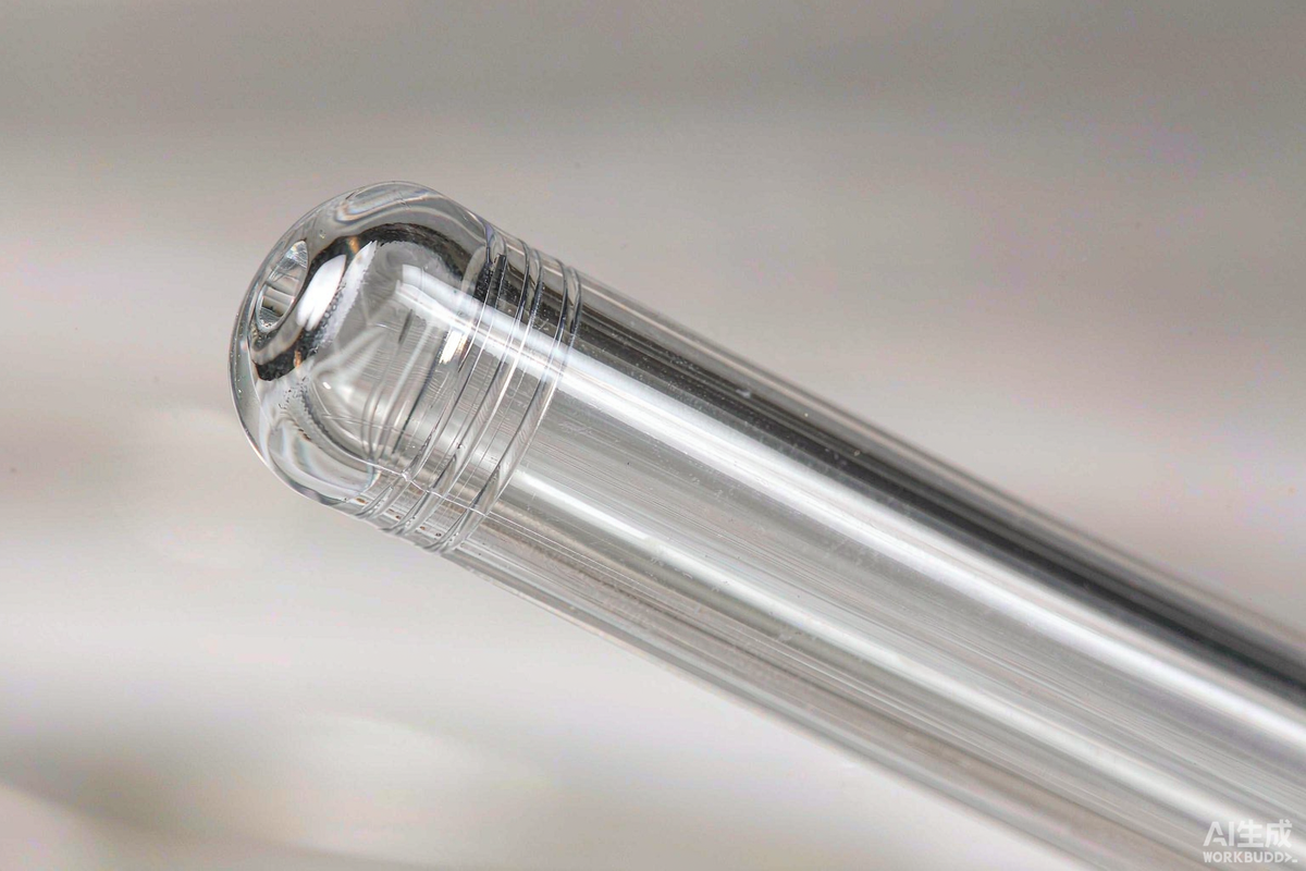 Hydrophilic catheter with soft rounded tip